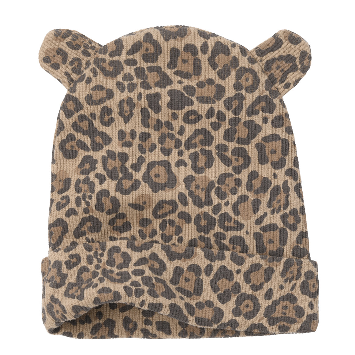 Baby Mütze mit Leo-Print Baby Mütze mit Leo-Print von Topomini