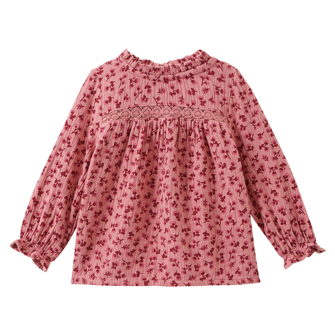 Baby Musselin-Bluse mit Blümchen Baby Musselin-Bluse mit Blümchen von Topomini