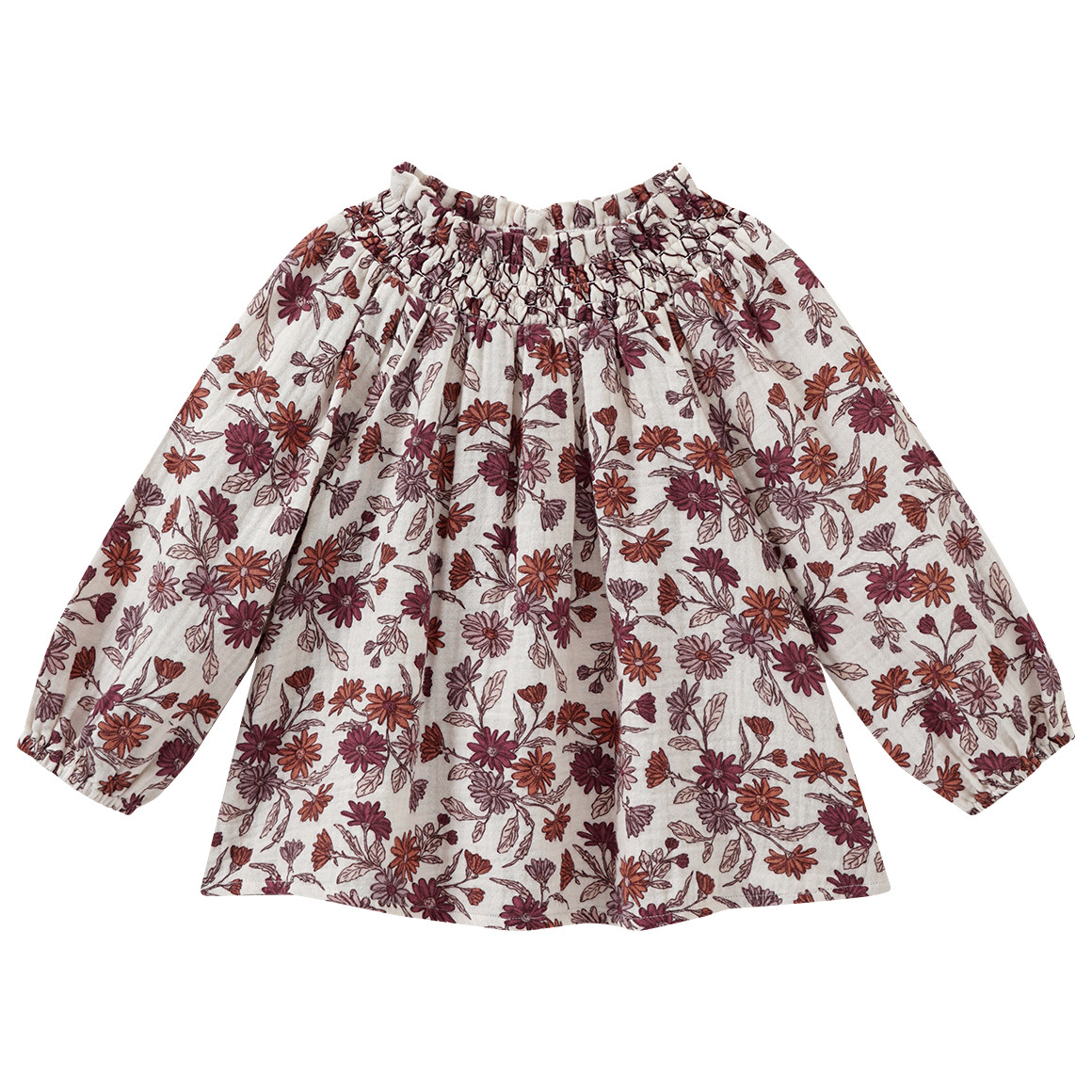 Baby Musselin-Bluse mit Smok-Detail Baby Musselin-Bluse mit Smok-Detail von Topomini