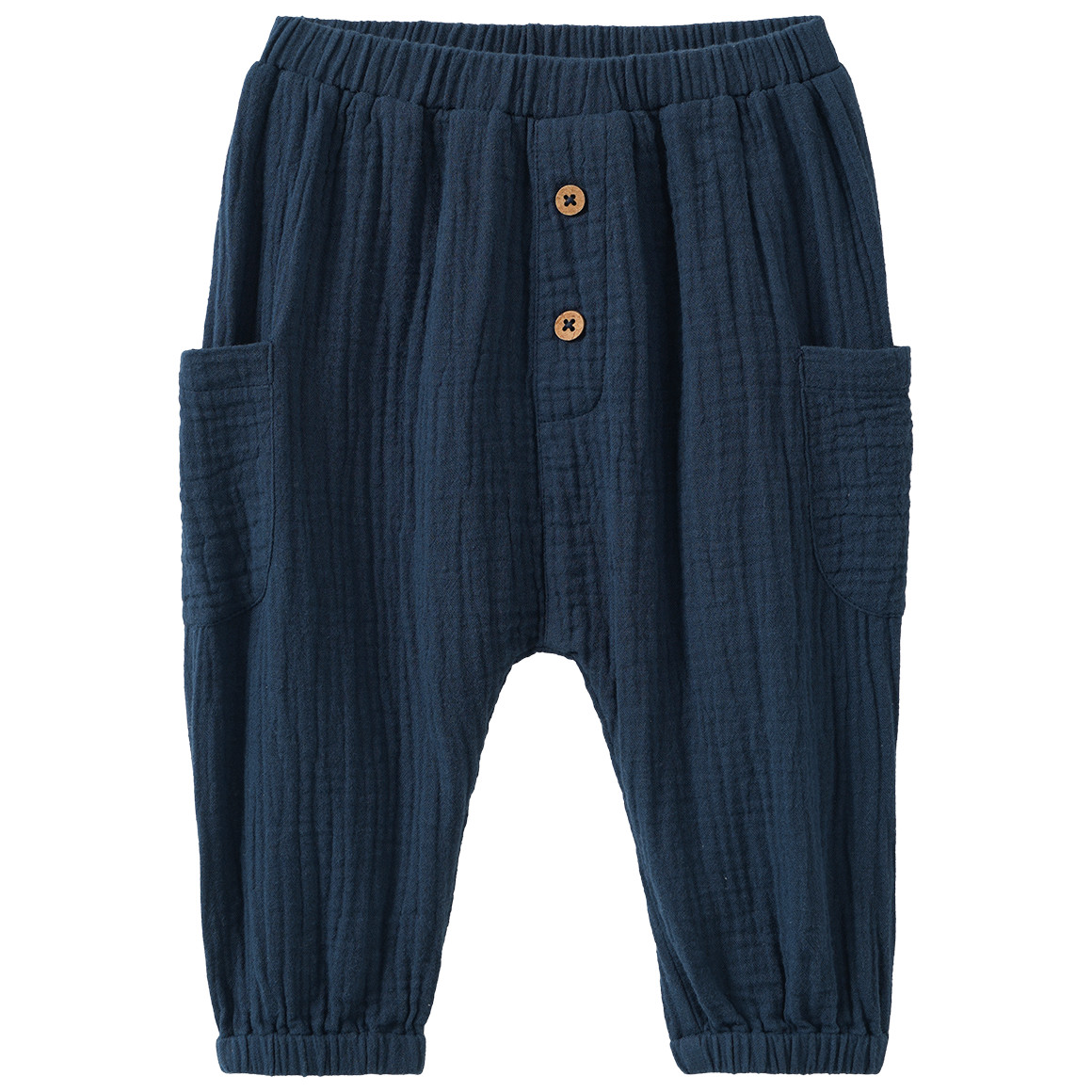 Baby Musselin-Hose mit Seitentaschen Baby Musselin-Hose mit Seitentaschen von Topomini
