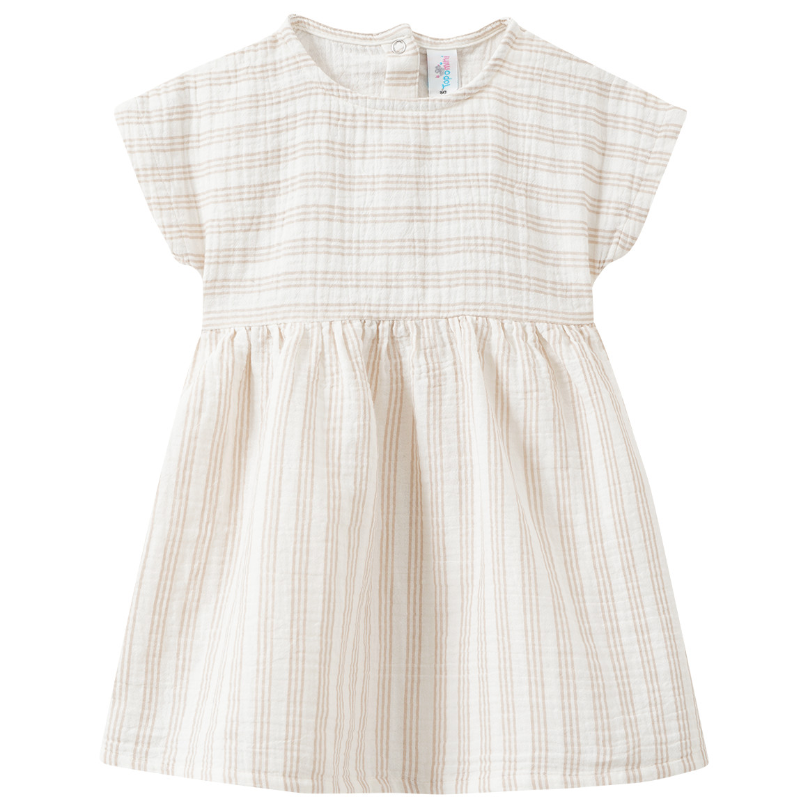 Baby Musselin-Kleid im Streifen-Look Baby Musselin-Kleid im Streifen-Look von Topomini