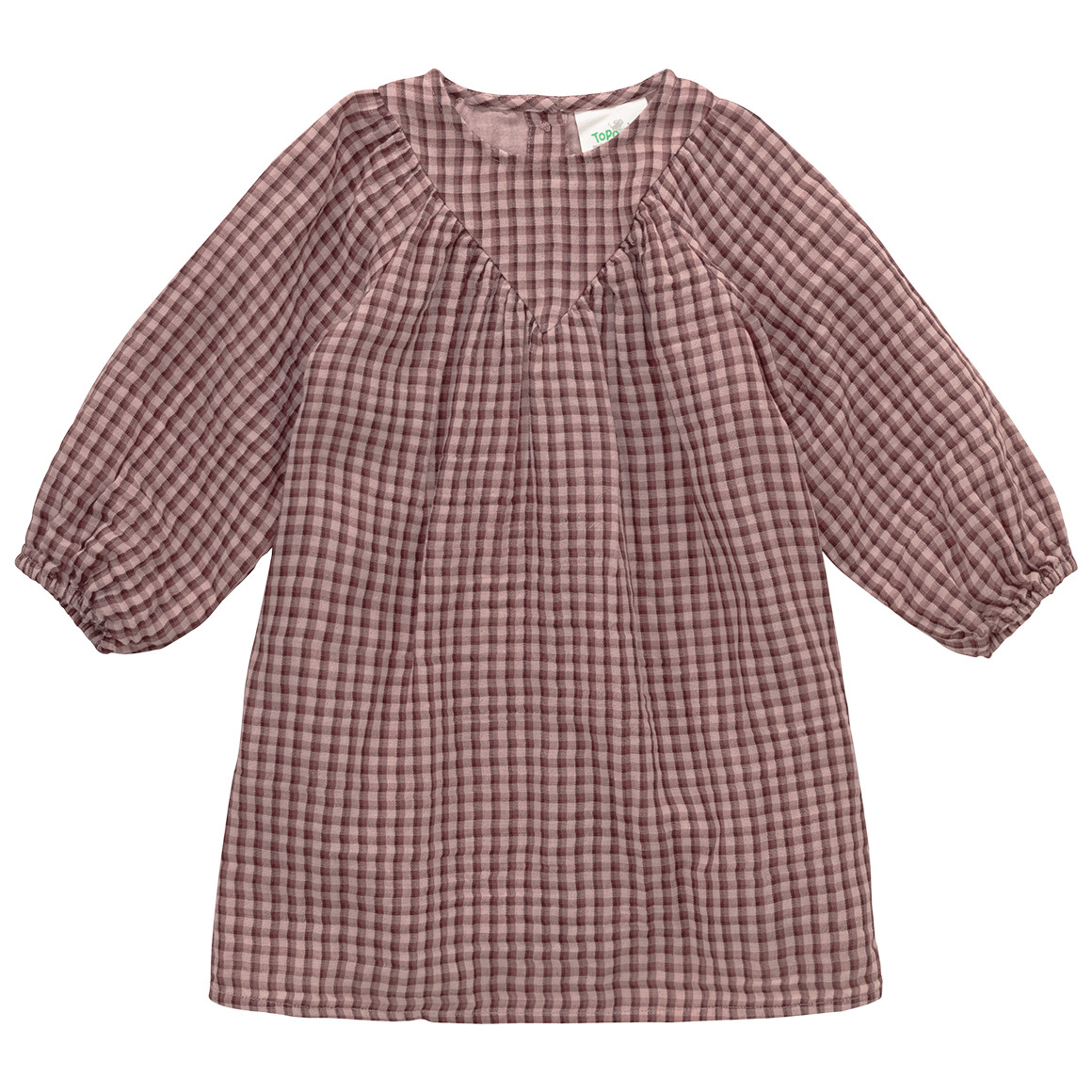 Baby Musselin-Kleid mit Bio-Baumwolle Baby Musselin-Kleid mit Bio-Baumwolle von Topomini