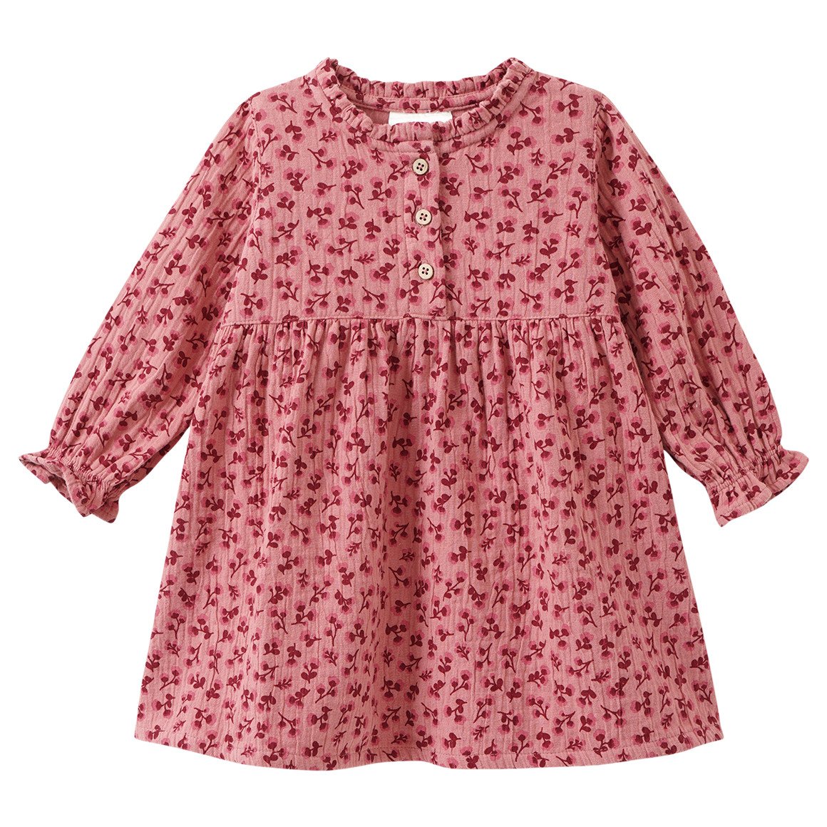 Baby Musselin-Kleid mit Blümchen Baby Musselin-Kleid mit Blümchen von Topomini