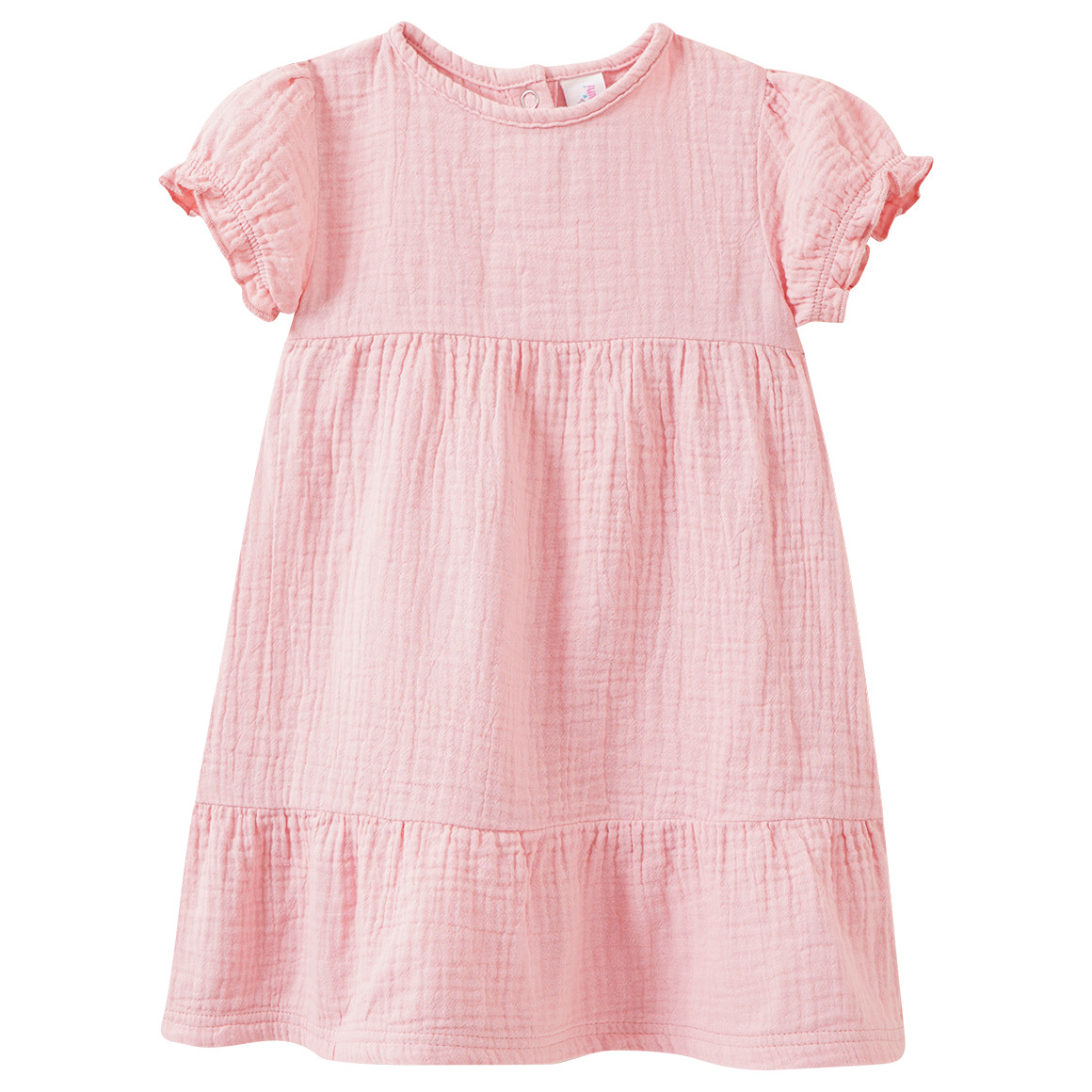 Baby Musselin-Kleid mit Volant Baby Musselin-Kleid mit Volant von Topomini