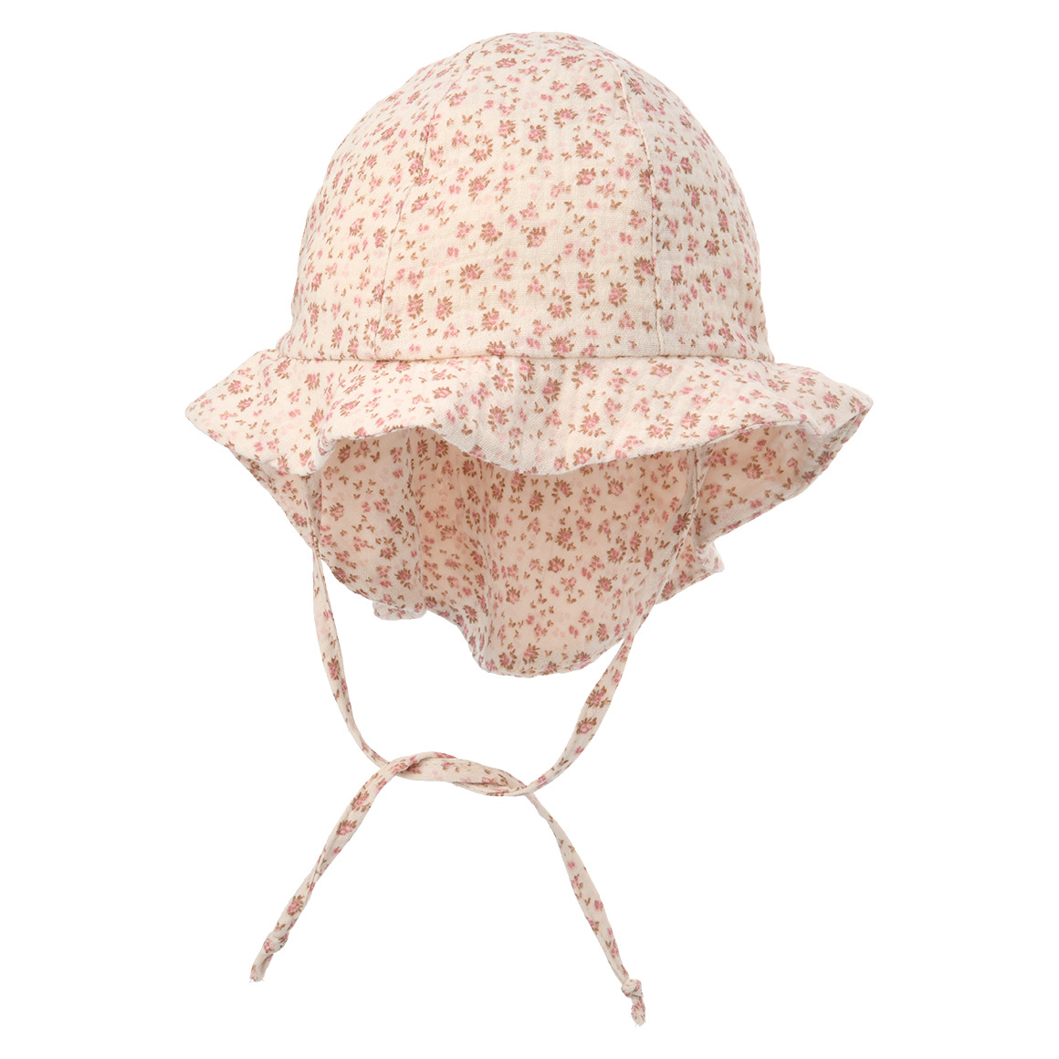 Baby Musselin-Mütze mit Blumen-Muster Baby Musselin-Mütze mit Blumen-Muster von Topomini