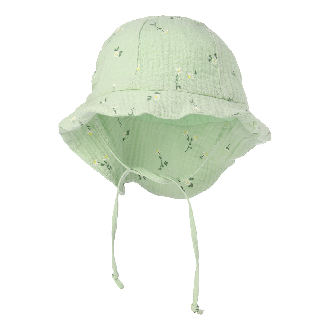 Baby Musselin-Mütze mit Blumen-Muster Baby Musselin-Mütze mit Blumen-Muster von Topomini