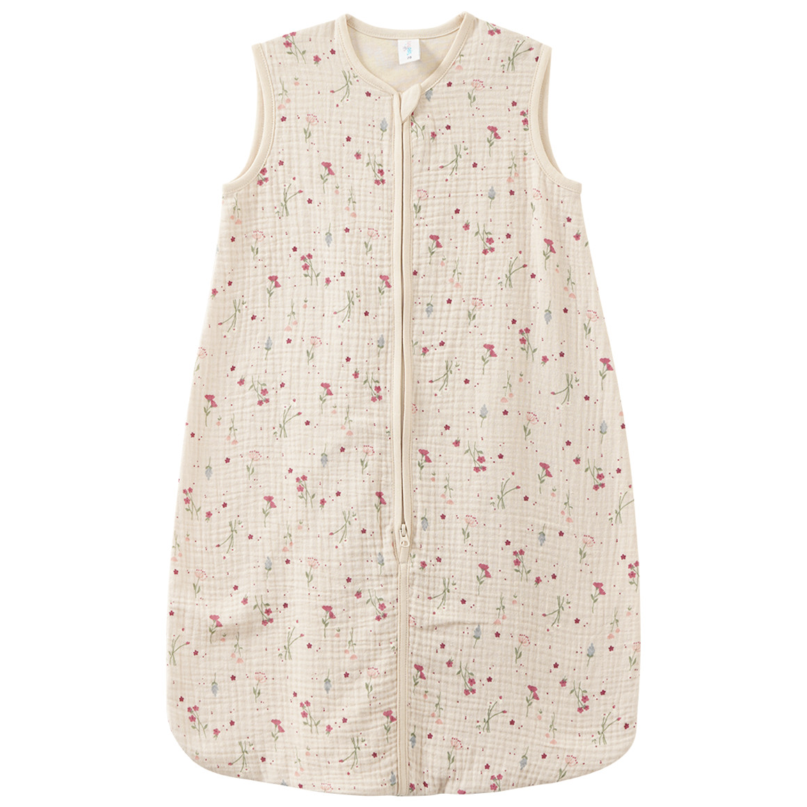 Baby Musselin-Schlafsack mit Blümchen-Print Baby Musselin-Schlafsack mit Blümchen-Print von Topomini