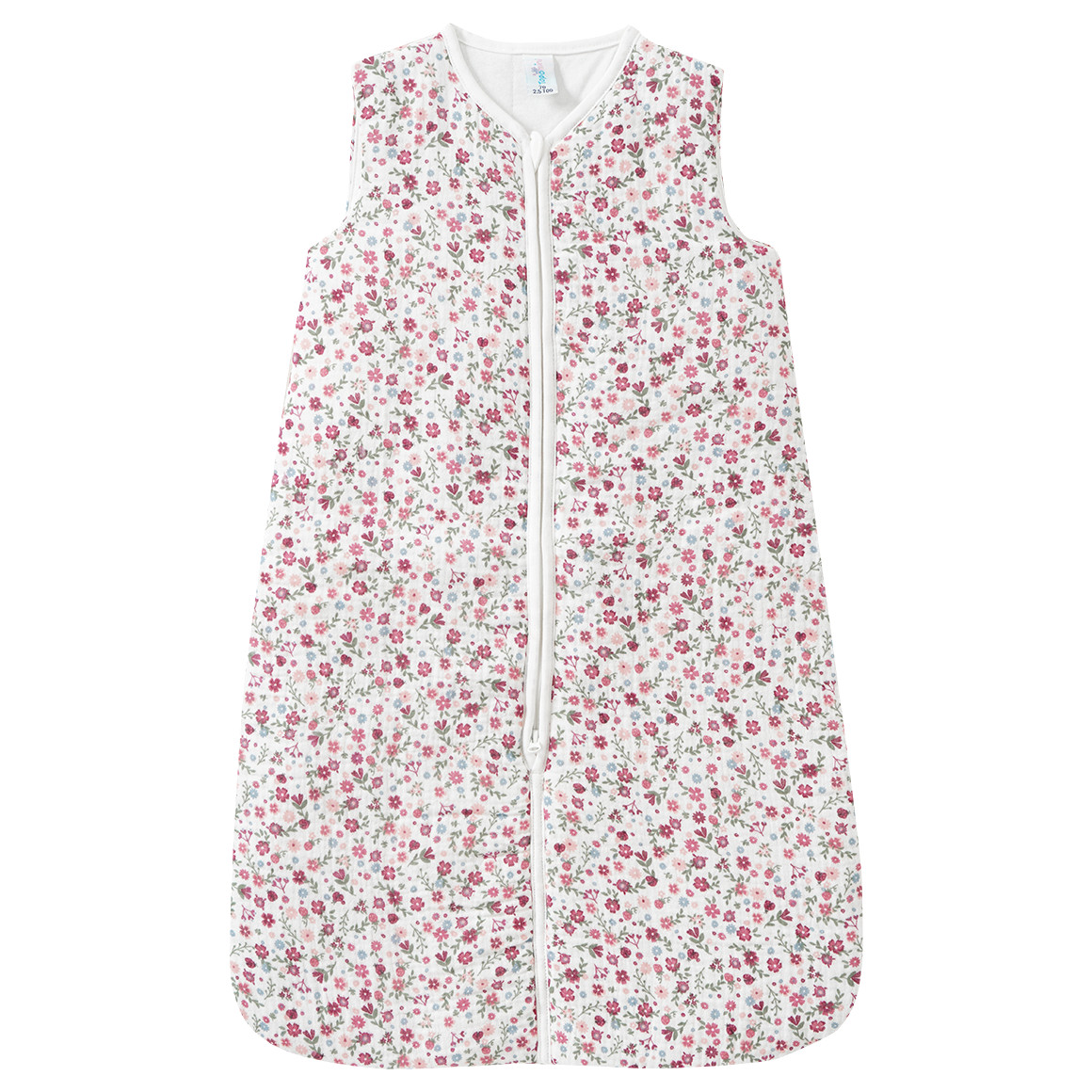 Baby Musselin-Schlafsack mit Blümchen Baby Musselin-Schlafsack mit Blümchen von Topomini