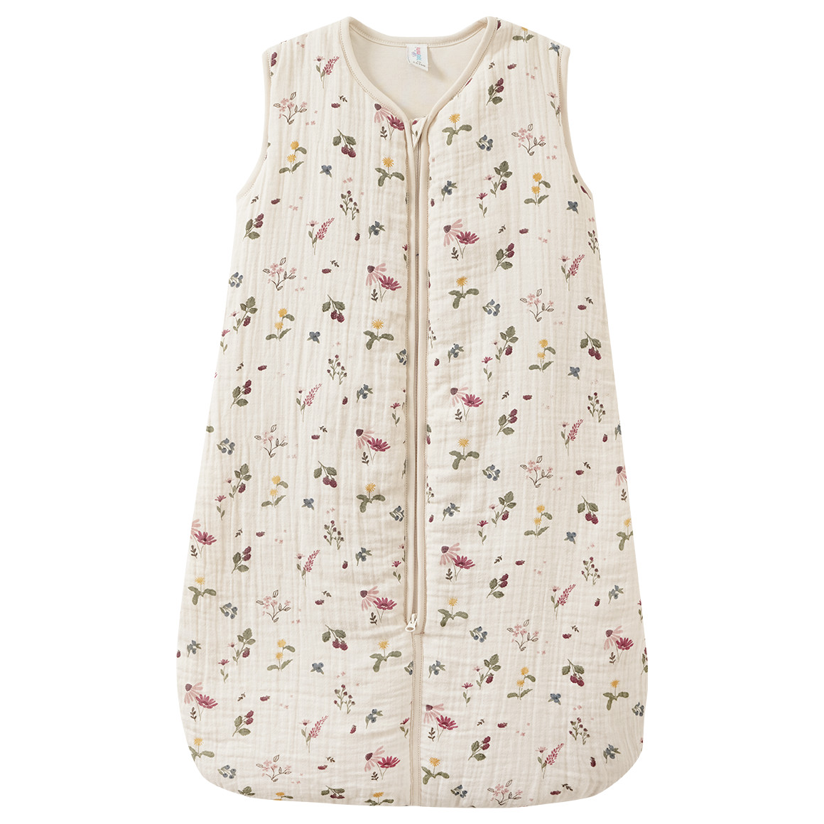 Baby Musselin-Schlafsack mit Blumen-Print Baby Musselin-Schlafsack mit Blumen-Print von Topomini