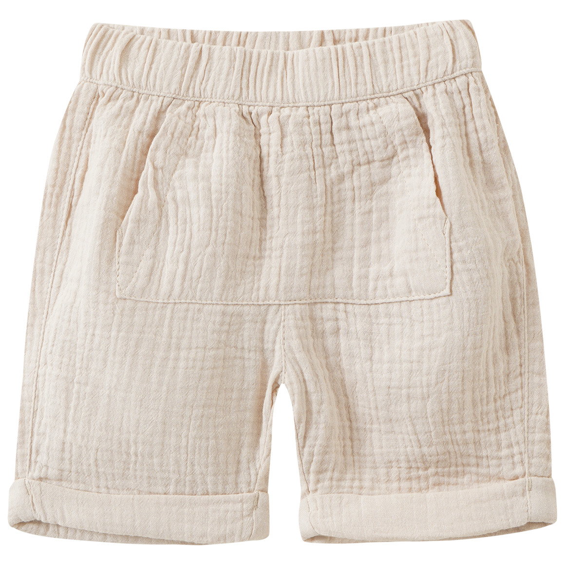 Baby Musselin-Shorts mit Elastikbund Baby Musselin-Shorts mit Elastikbund von Topomini