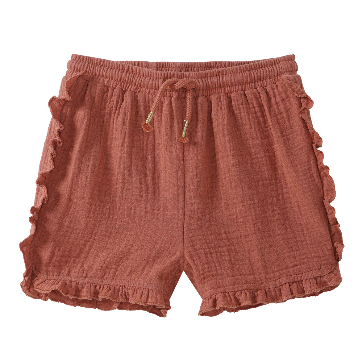 Baby Musselin-Shorts mit Rüschen Baby Musselin-Shorts mit Rüschen von Topomini