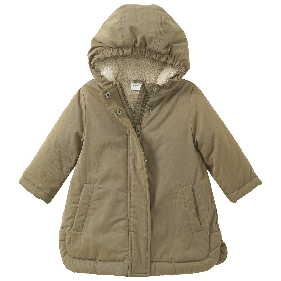 Baby Parka mit Plüschfutter Baby Parka mit Plüschfutter von Topomini