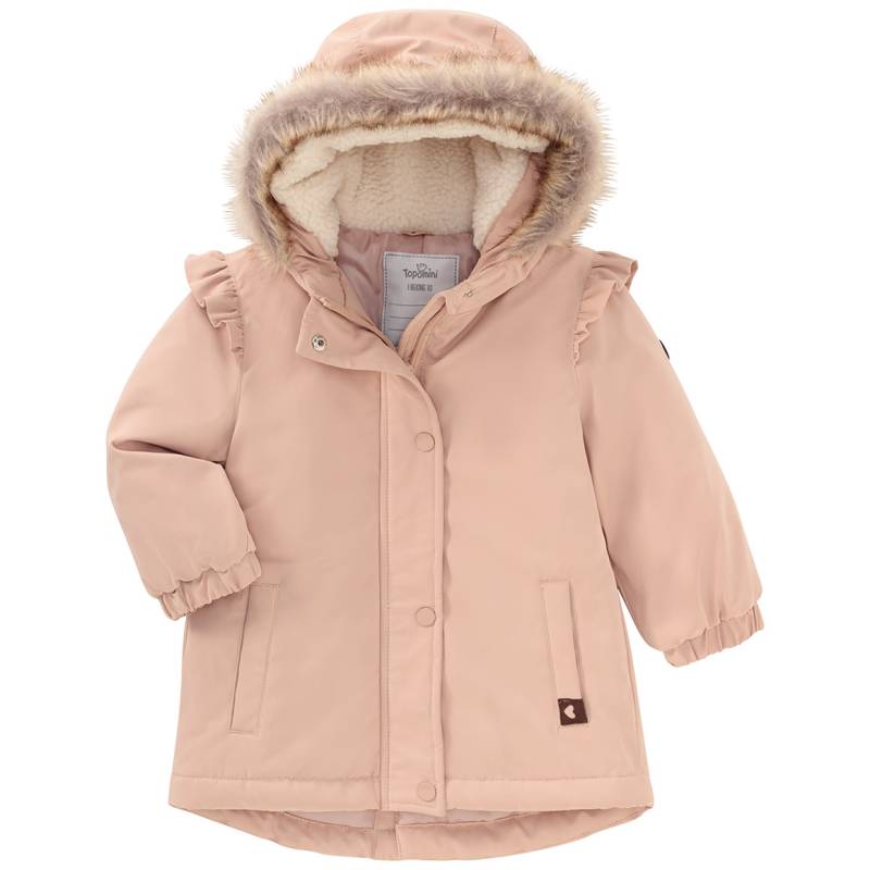 Baby Parka mit kuscheliger Kapuze von Topomini