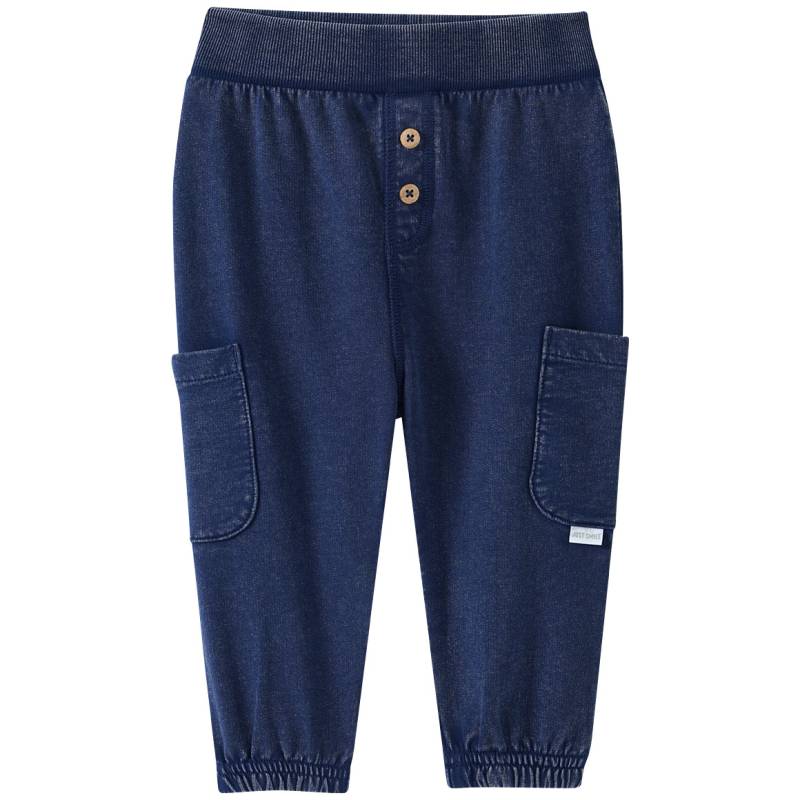 Baby Pull-on-Hose in Denim-Optik von Topomini