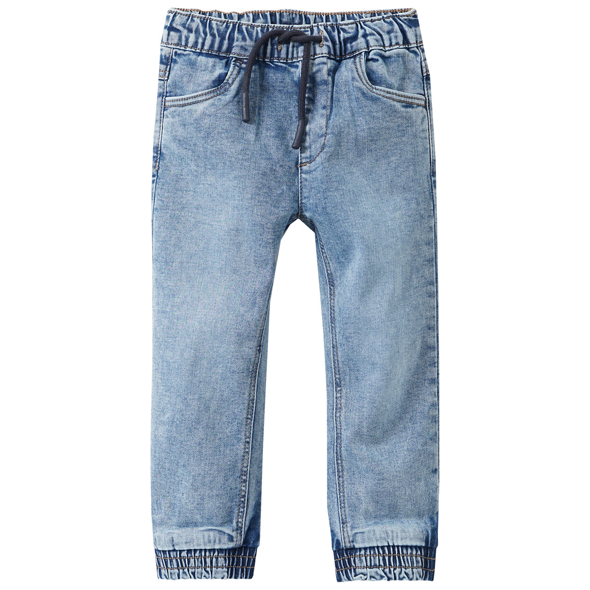 Baby Pull-on-Jeans mit Tunnelzug Baby Pull-on-Jeans mit Tunnelzug von Topomini