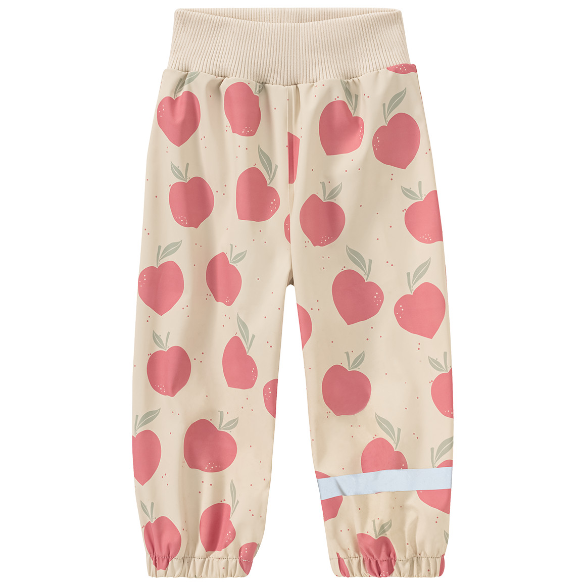 Baby Regenhose mit Apfel-Print von Topomini