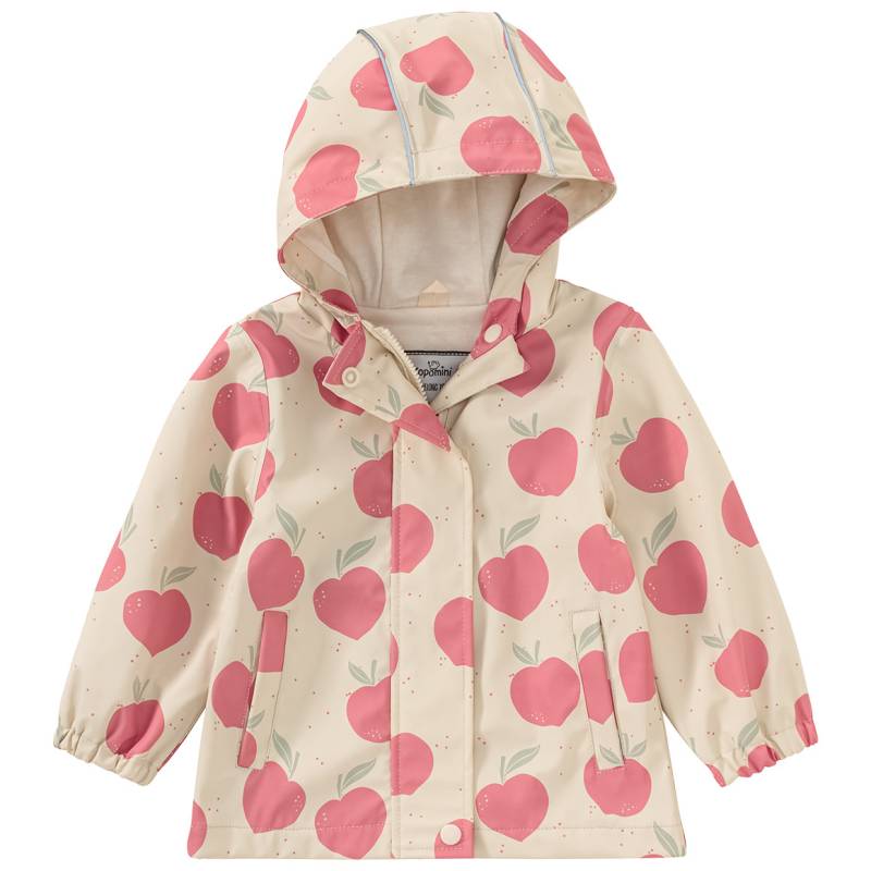 Baby Regenjacke mit Apfel-Print von Topomini