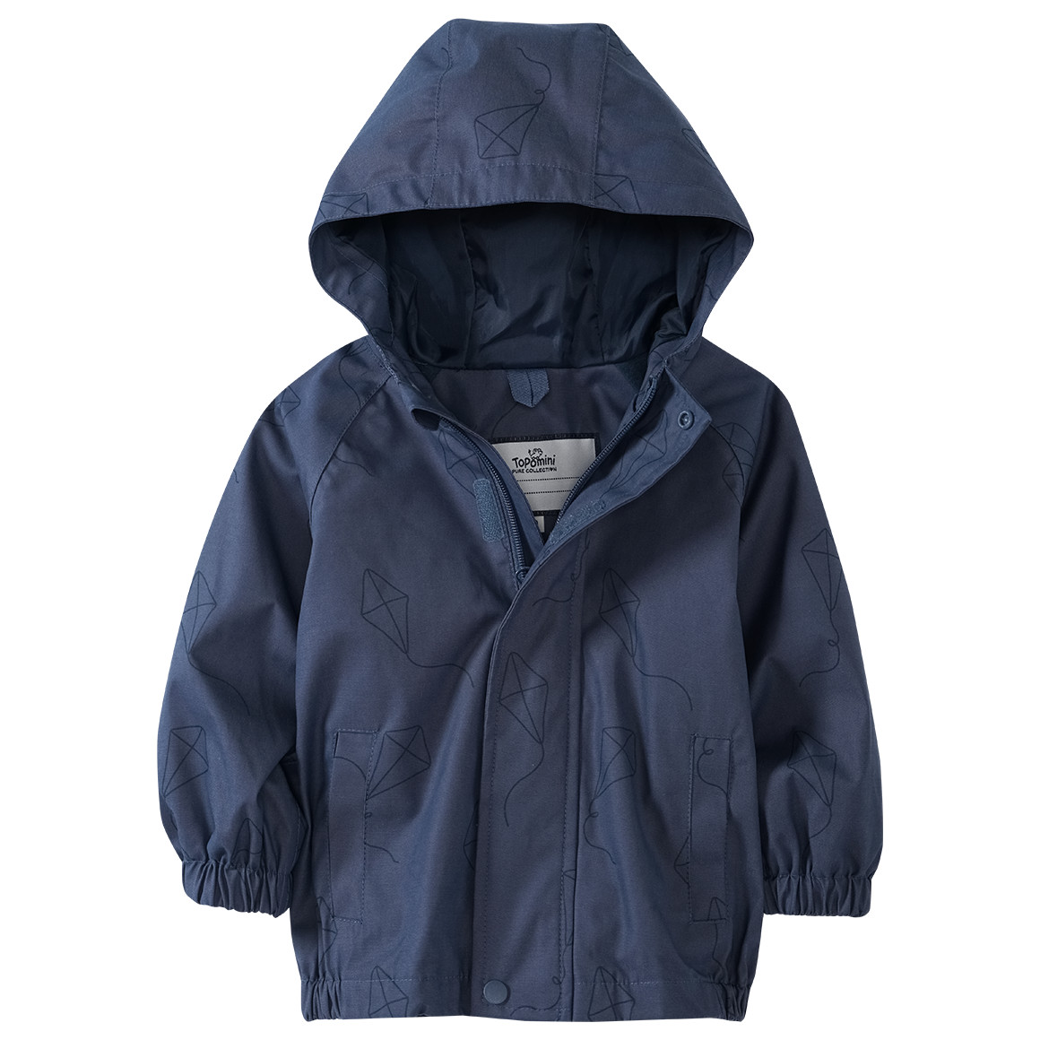 Baby Regenjacke mit Drachen-Allover von Topomini