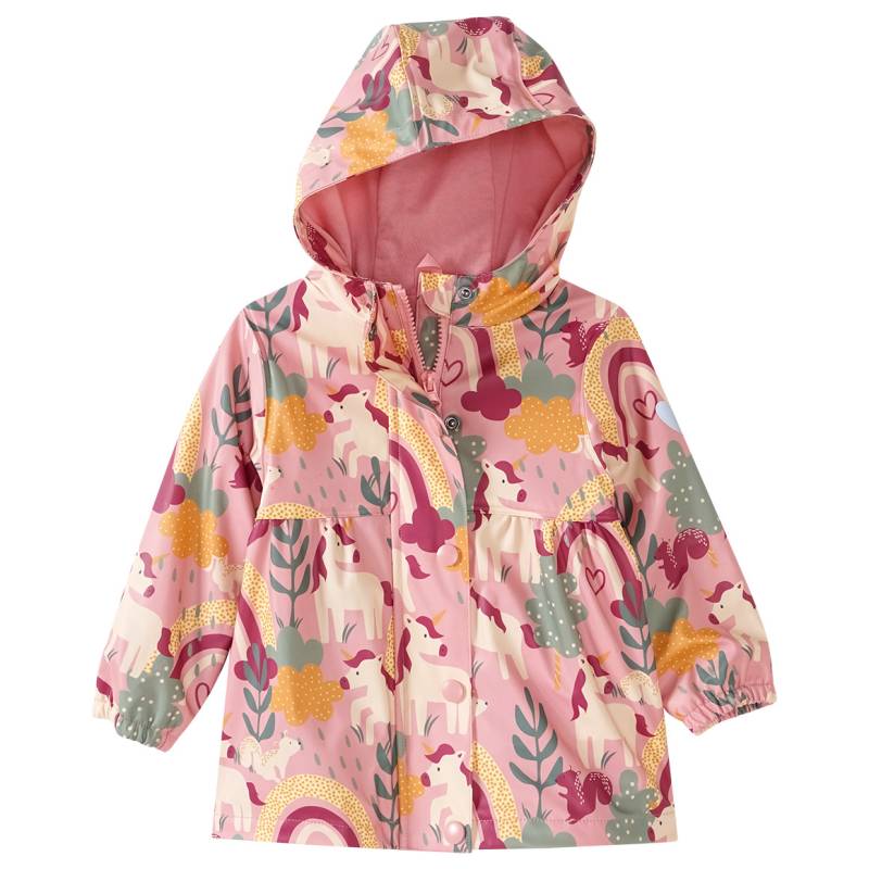 Baby Regenjacke mit Einhorn-Print von Topomini