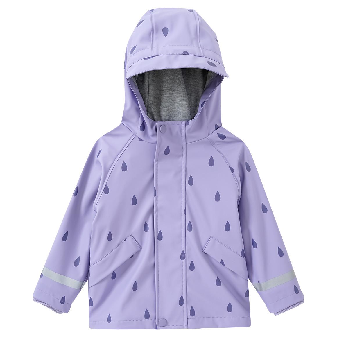 Baby Regenjacke mit Regentropfen-Muster von Topomini