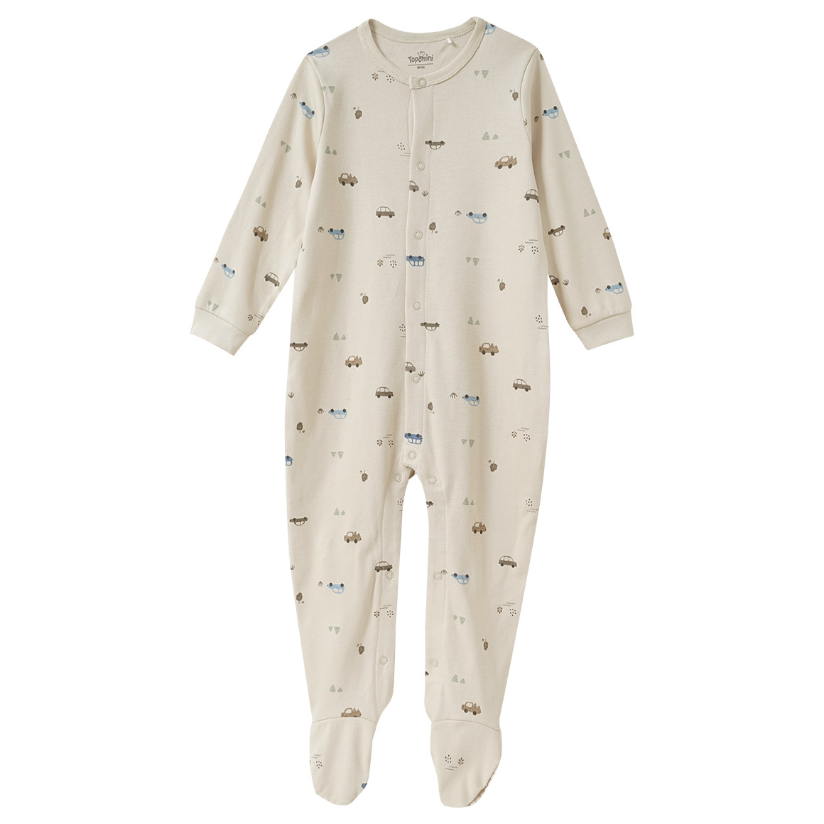 Baby Schlafanzug mit Allover-Print Baby Schlafanzug mit Allover-Print von Topomini