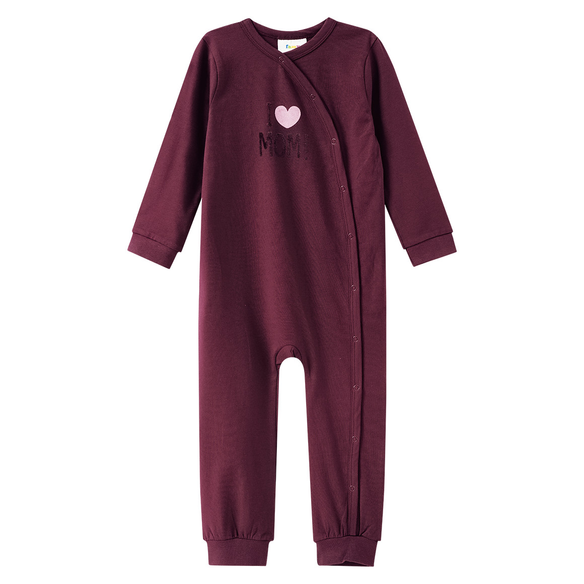 Baby Schlafanzug mit Flock-Print Baby Schlafanzug mit Flock-Print von Topomini