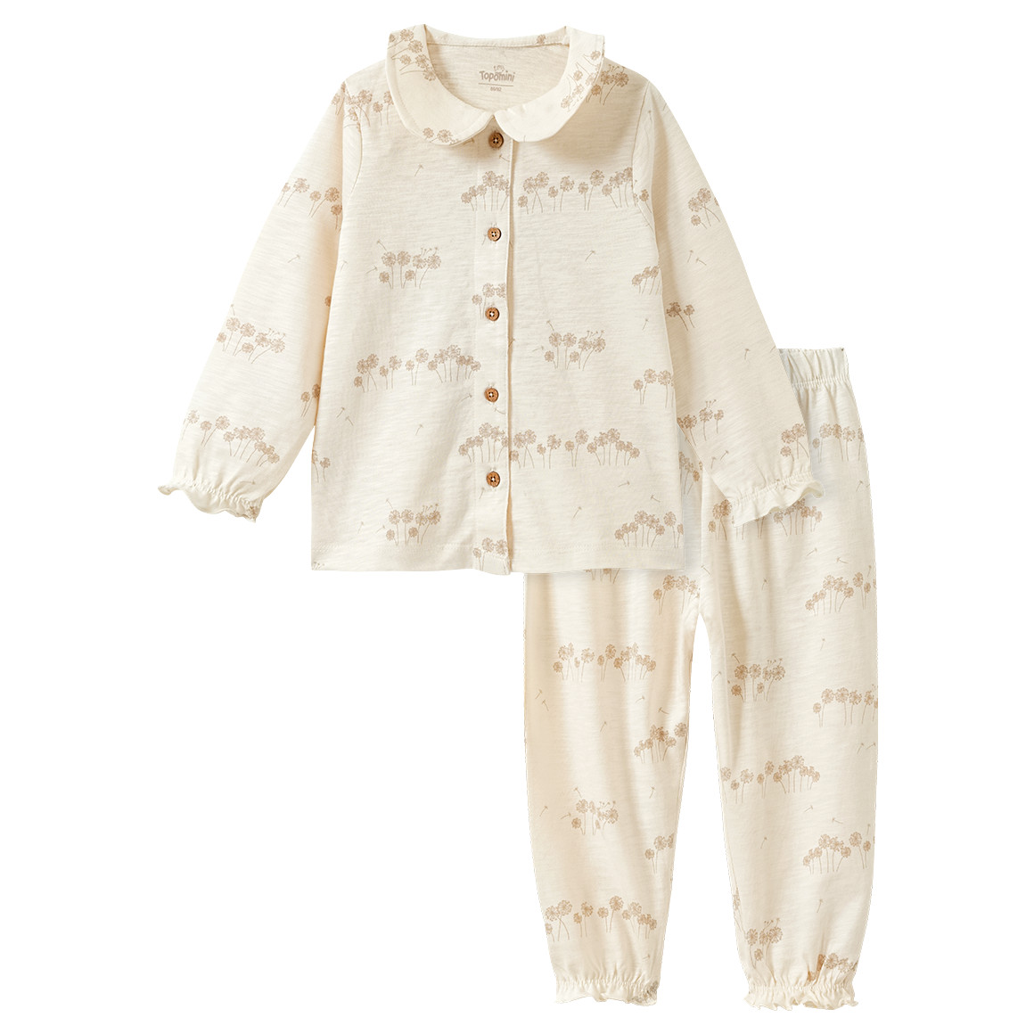 Baby Schlafanzug mit Pusteblumen-Muster Baby Schlafanzug mit Pusteblumen-Muster von Topomini