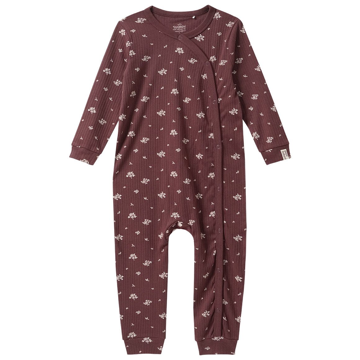Baby Schlafanzug mit Ripp-Struktur Baby Schlafanzug mit Ripp-Struktur von Topomini