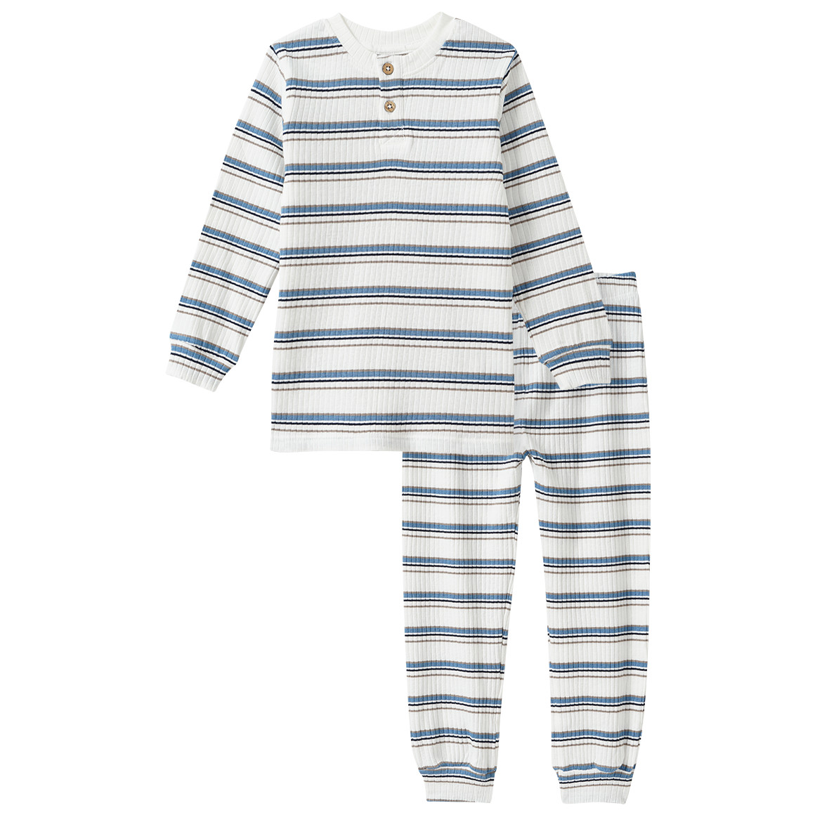 Baby Schlafanzug mit Rippstruktur Baby Schlafanzug mit Rippstruktur von Topomini