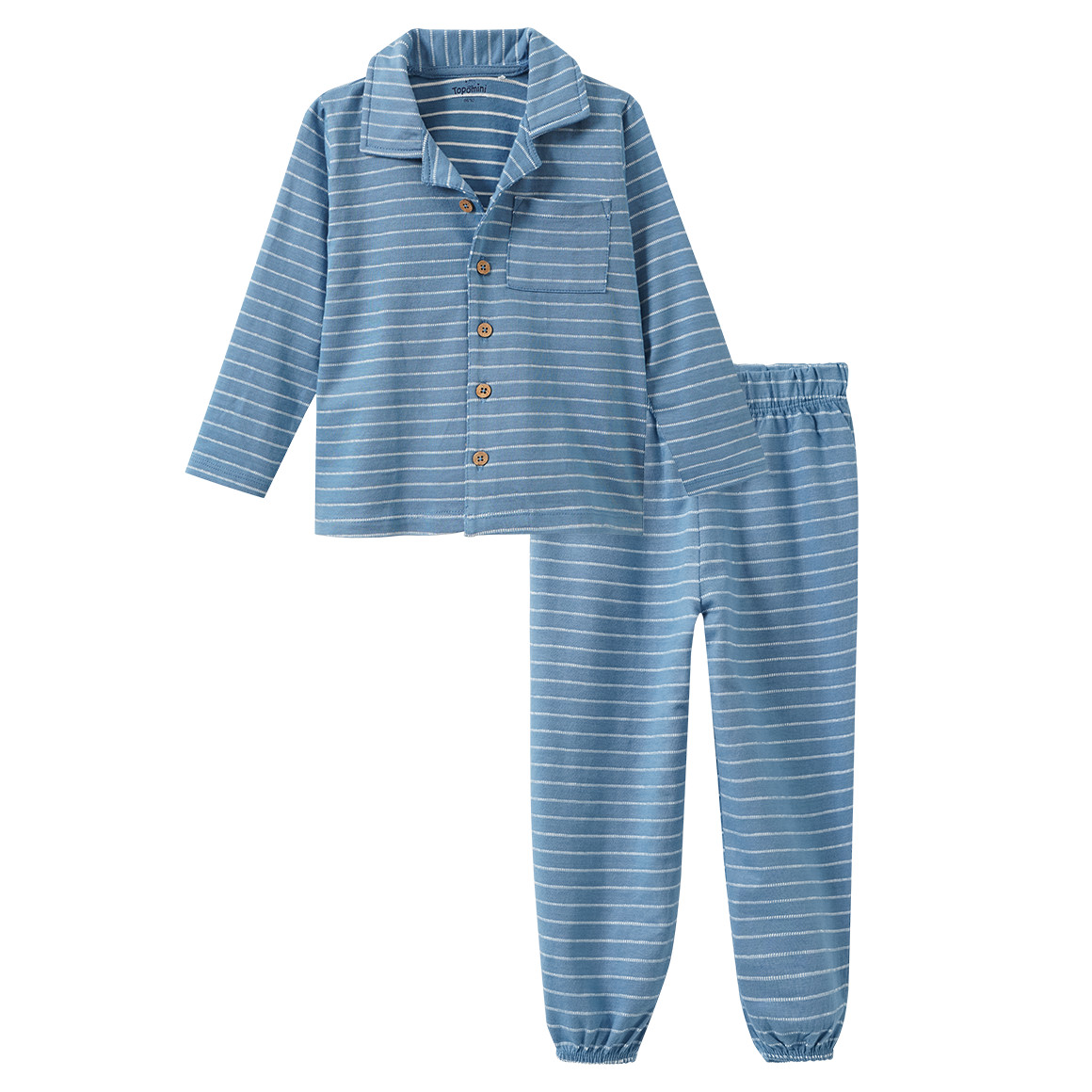 Baby Schlafanzug mit Streifen Baby Schlafanzug mit Streifen von Topomini