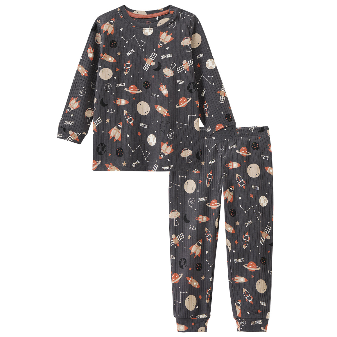 Baby Schlafanzug mit Weltraum-Motiven Baby Schlafanzug mit Weltraum-Motiven von Topomini