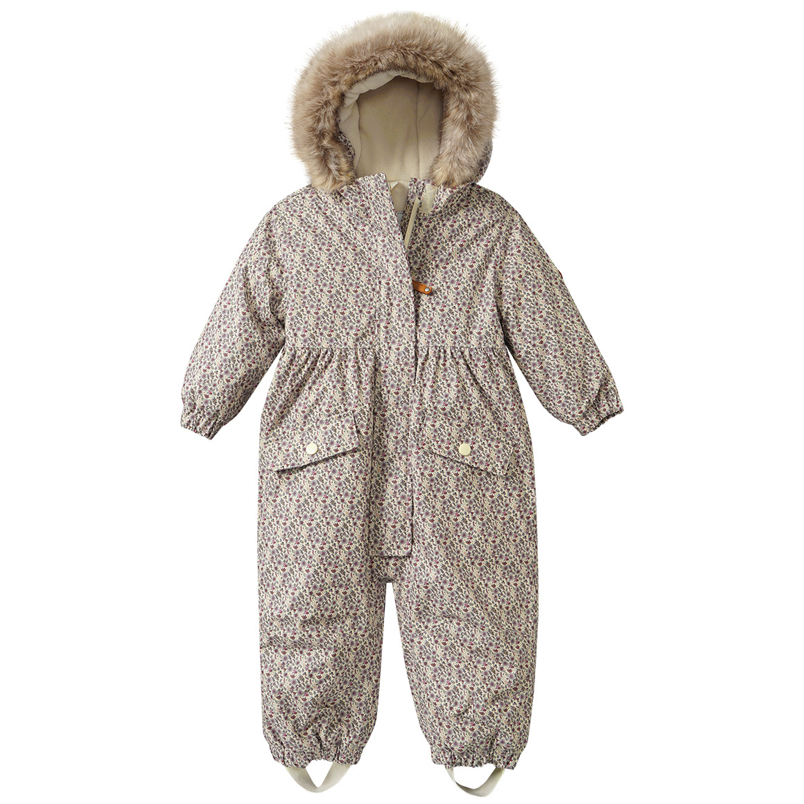 Baby Schneeoverall im Millefleur-Design Baby Schneeoverall im Millefleur-Design von Topomini