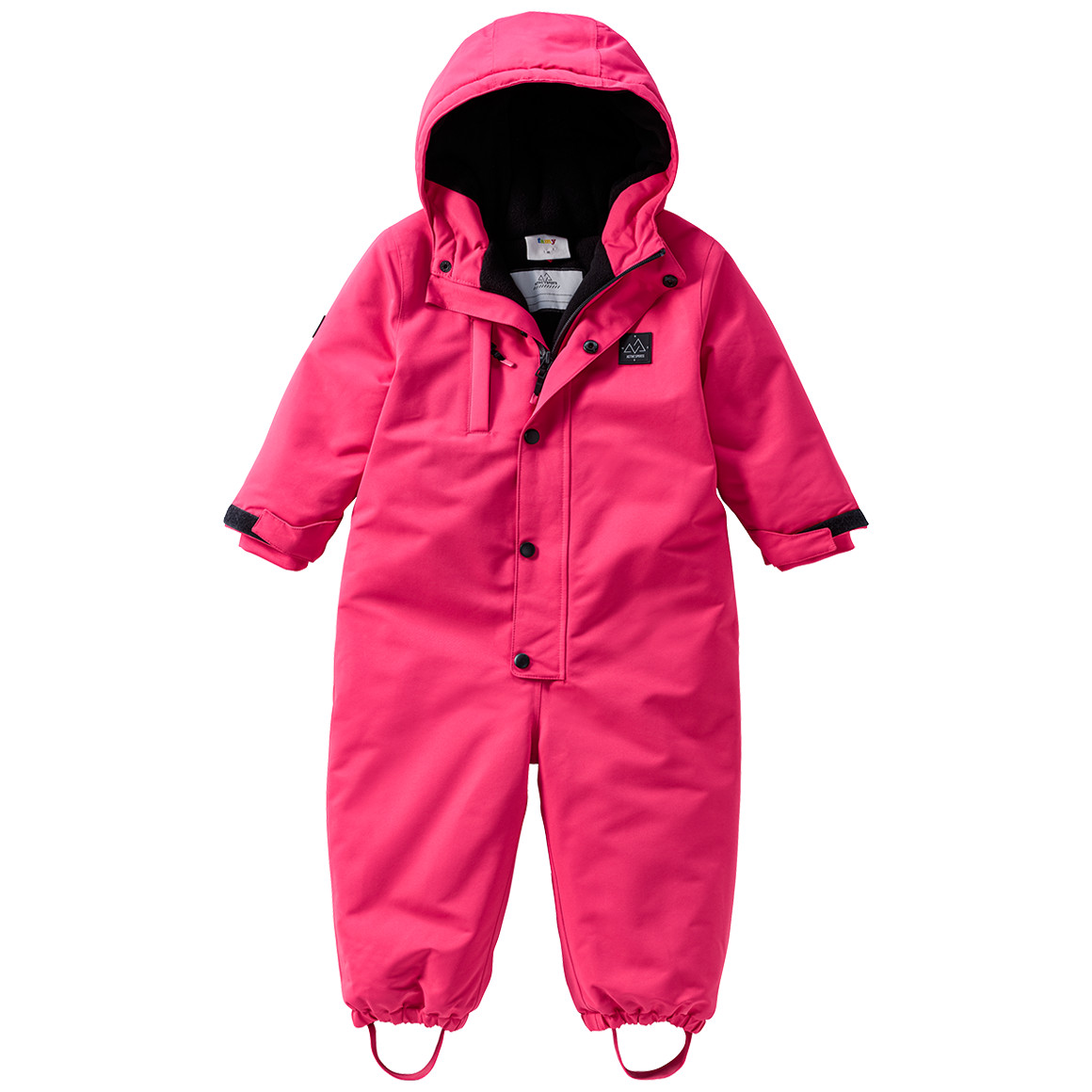 Baby Schneeoverall in Unifarben von Topomini