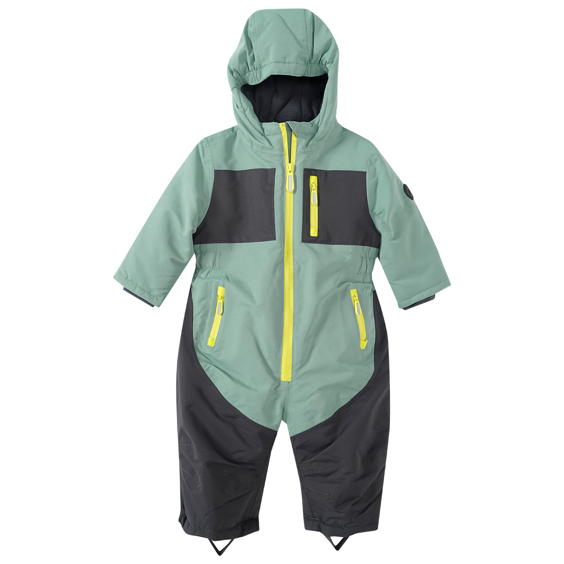 Baby Schneeoverall mit Farbteilern von Topomini