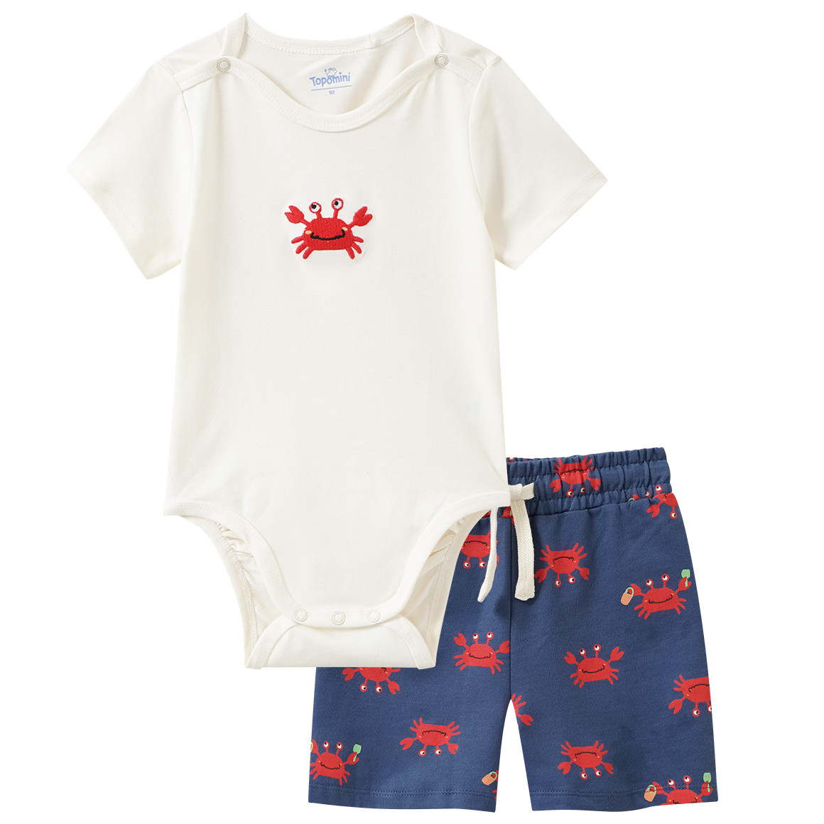 Baby Set aus Body und Shorts Baby Set aus Body und Shorts von Topomini