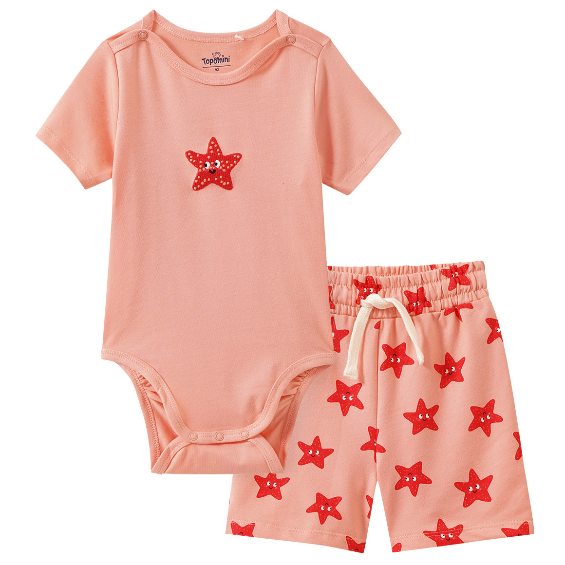 Baby Set aus Body und Shorts Baby Set aus Body und Shorts von Topomini