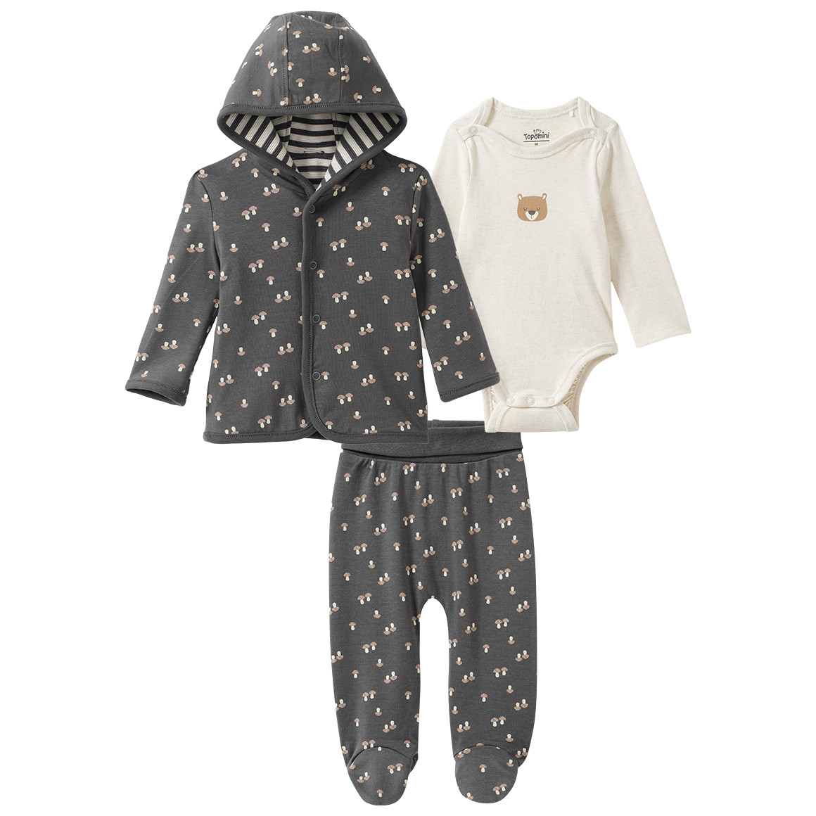 Baby Set aus Jacke, Body und Hose Baby Set aus Jacke, Body und Hose von Topomini