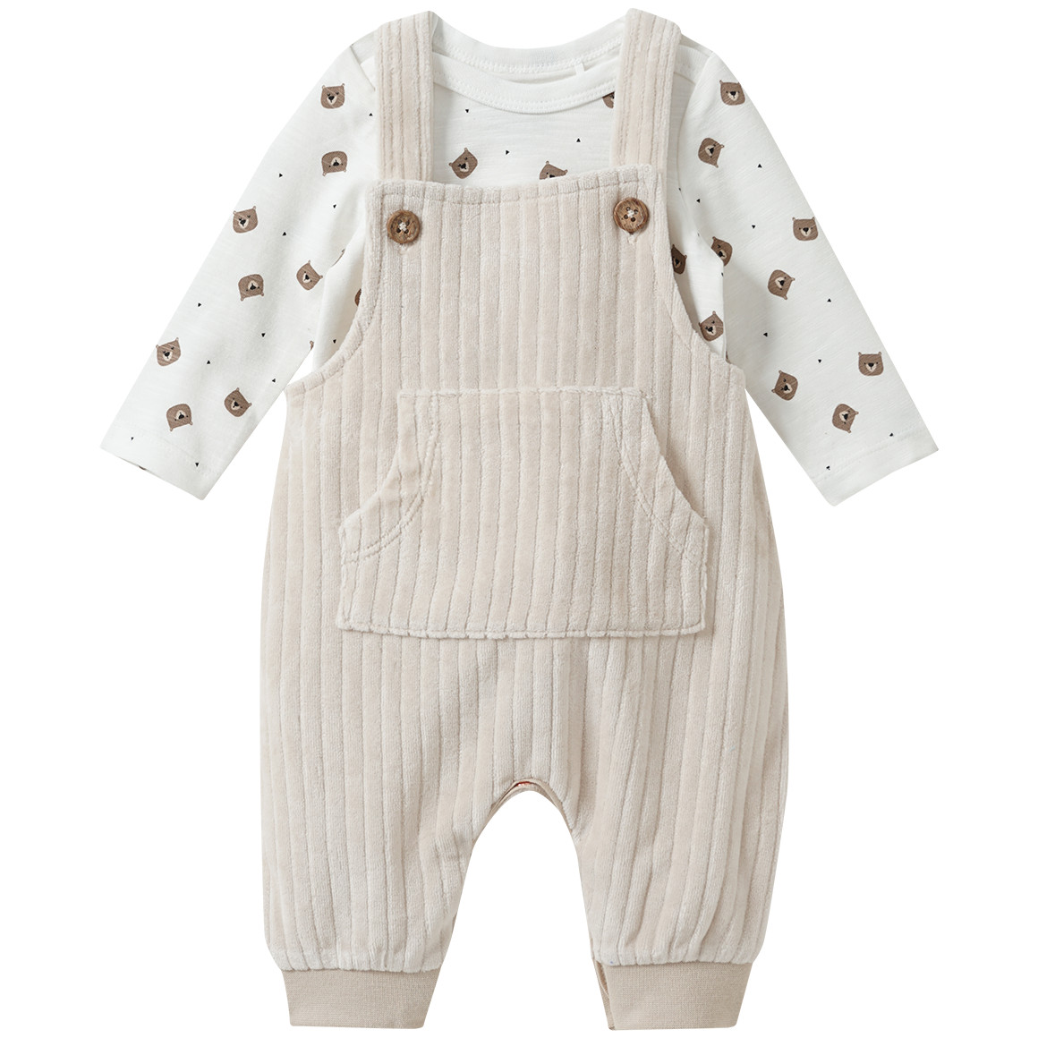 Baby Set mit Langarmbody und Strampler Baby Set mit Langarmbody und Strampler von Topomini