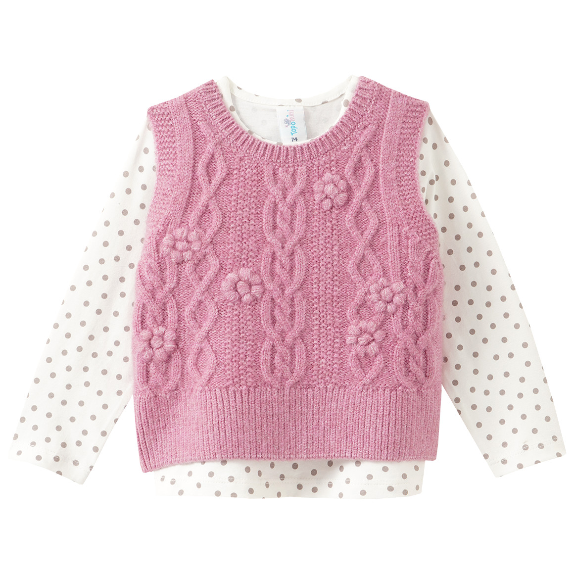 Baby Set mit Pullunder und Shirt Baby Set mit Pullunder und Shirt von Topomini