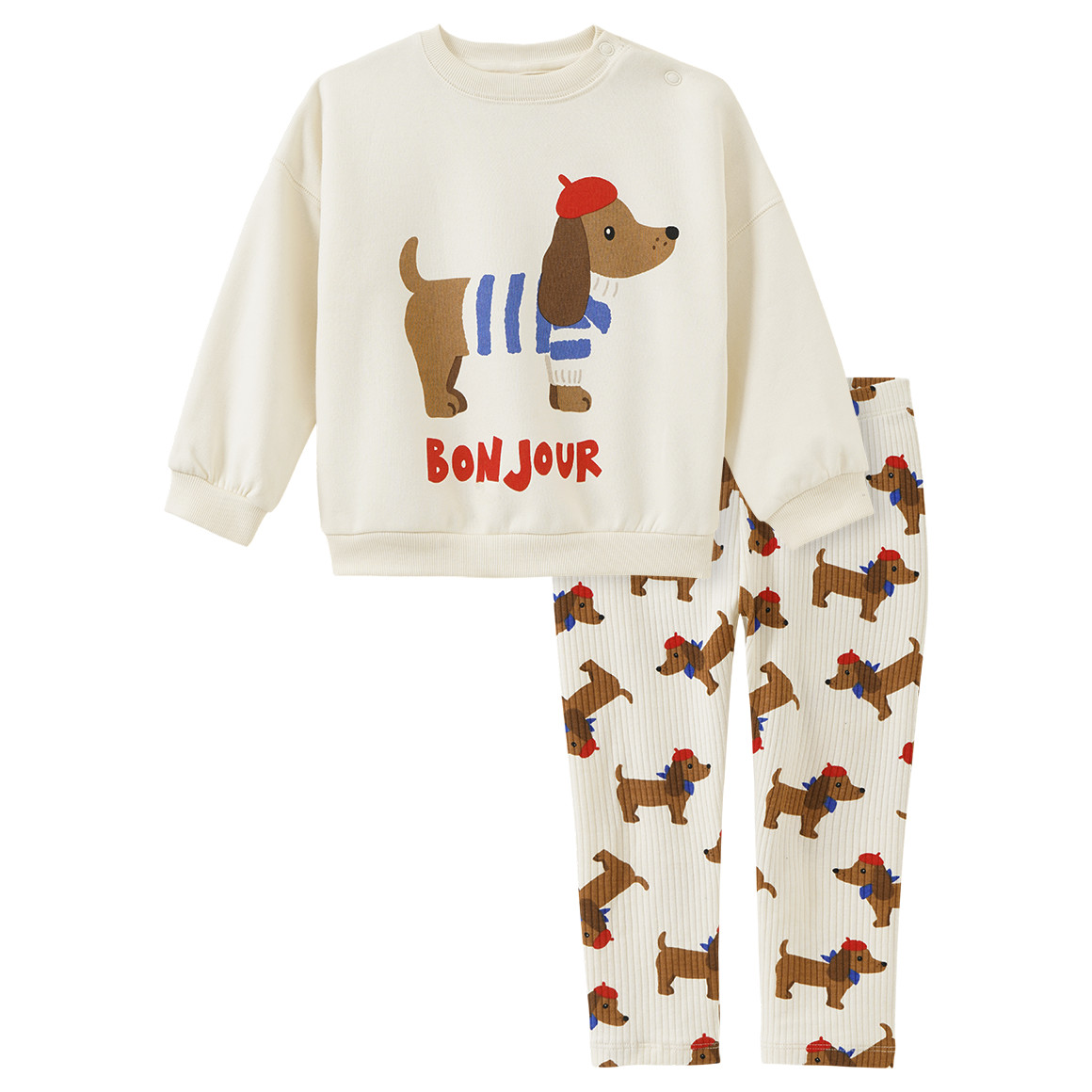 Baby Set mit Sweatshirt und Leggings Baby Set mit Sweatshirt und Leggings von Topomini