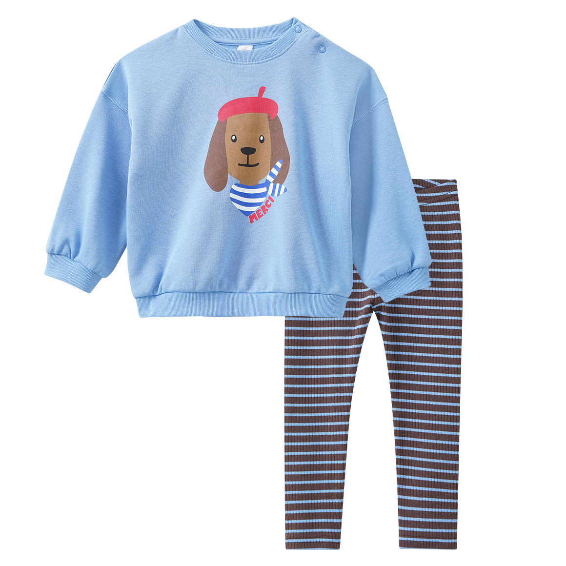 Baby Set mit Sweatshirt und Leggings Baby Set mit Sweatshirt und Leggings von Topomini