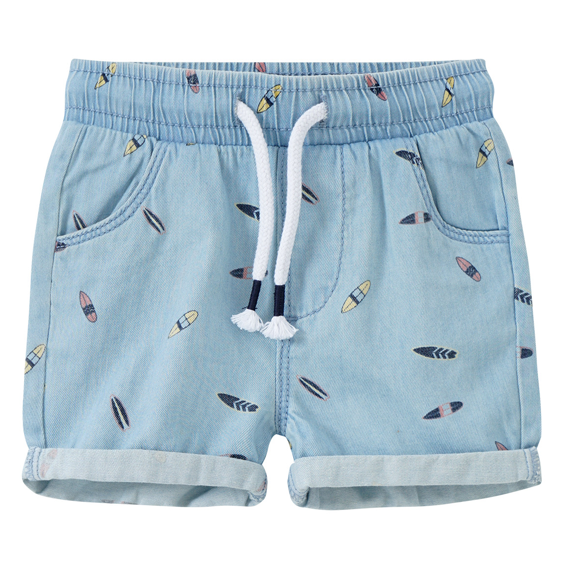 Baby Shorts in Denim-Optik von Topomini