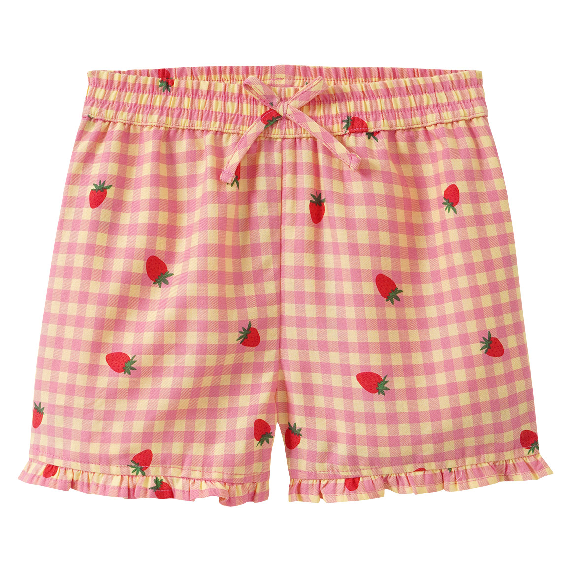 Baby Shorts mit Erdbeer-Print Baby Shorts mit Erdbeer-Print von Topomini