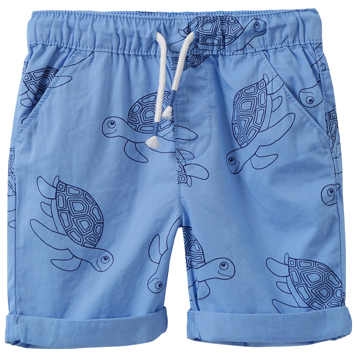 Baby Shorts mit Schildkröten-Motiven Baby Shorts mit Schildkröten-Motiven von Topomini