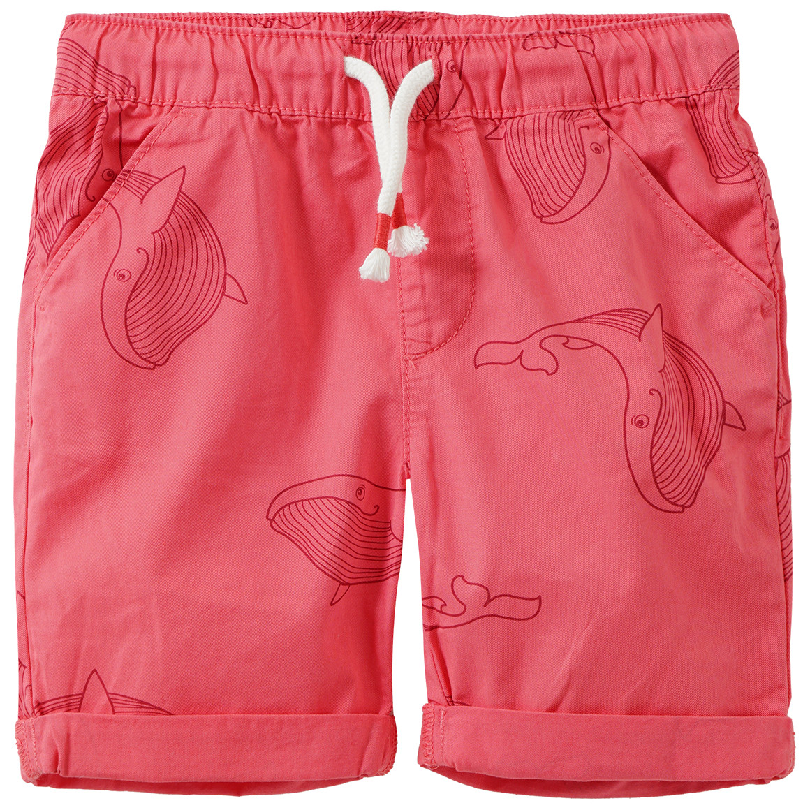 Baby Shorts mit Wal-Motiven Baby Shorts mit Wal-Motiven von Topomini