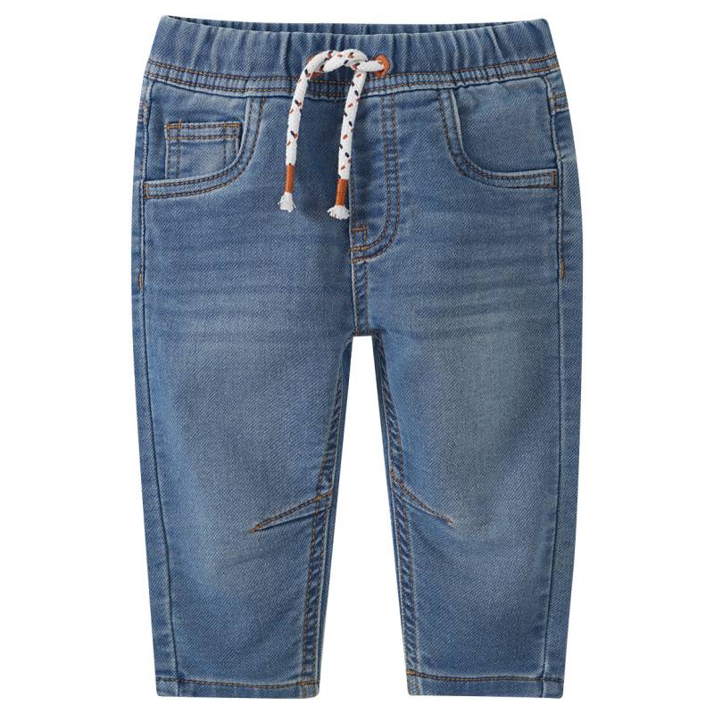 Baby Slim-Jeans mit Tunnelzug von Topomini