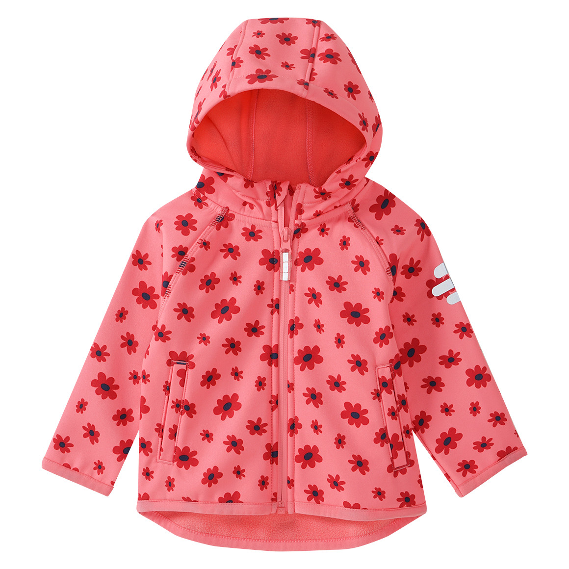 Baby Softshelljacke mit Blümchen-Print Baby Softshelljacke mit Blümchen-Print von Topomini