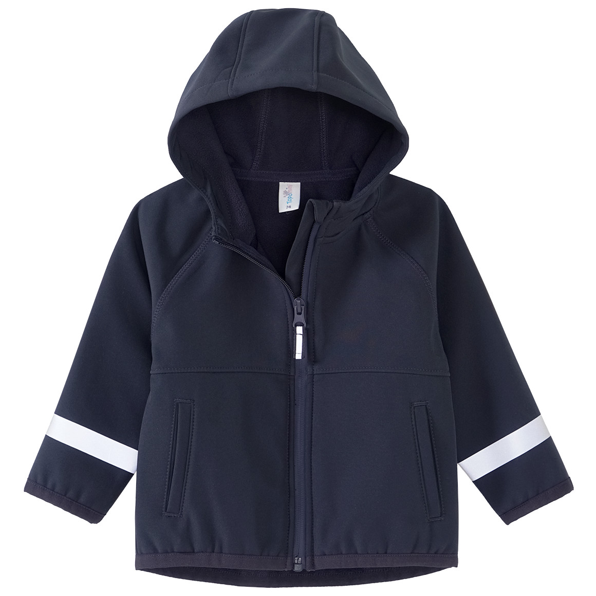 Baby Softshelljacke unifarben von Topomini