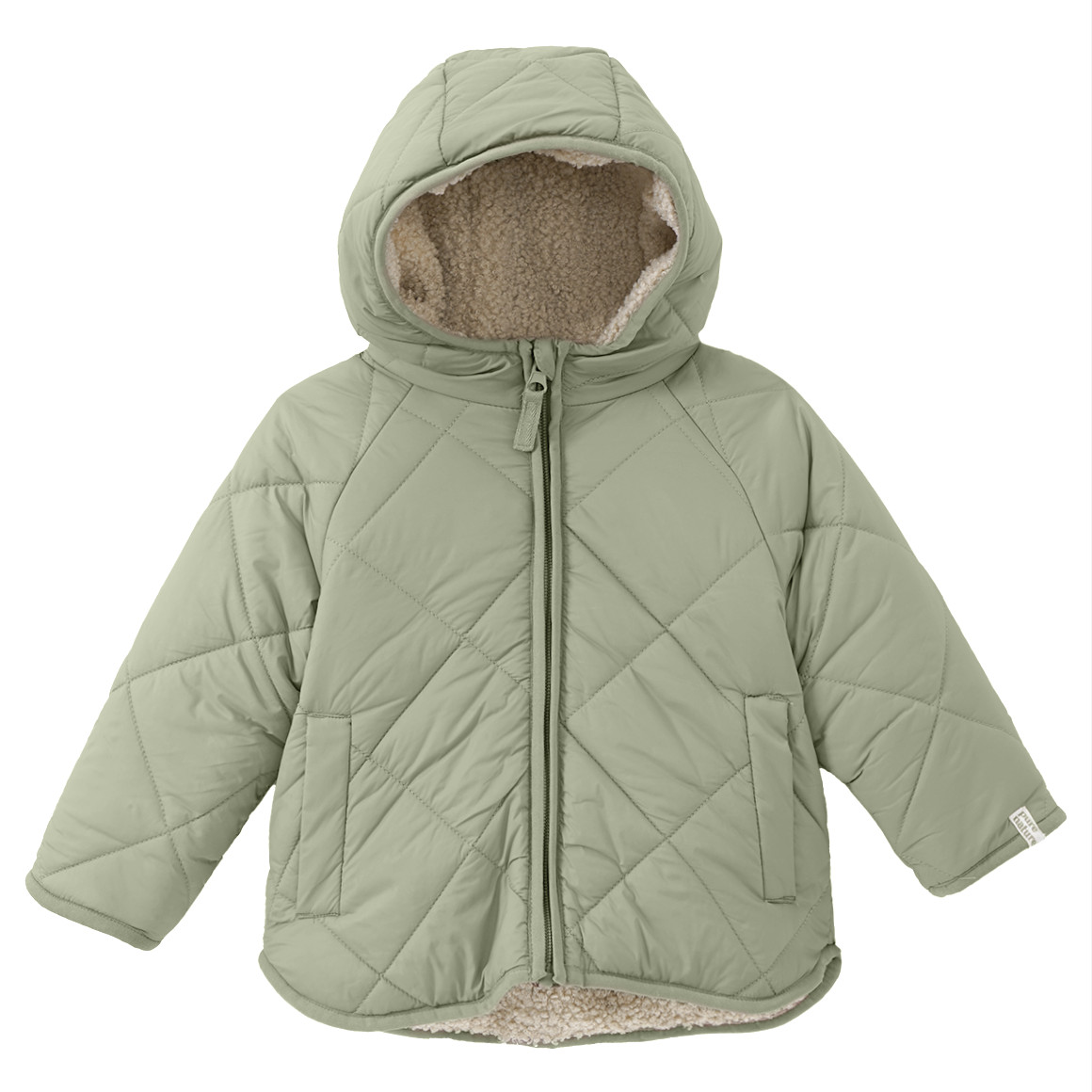 Baby Steppjacke mit Teddy-Futter Baby Steppjacke mit Teddy-Futter von Topomini