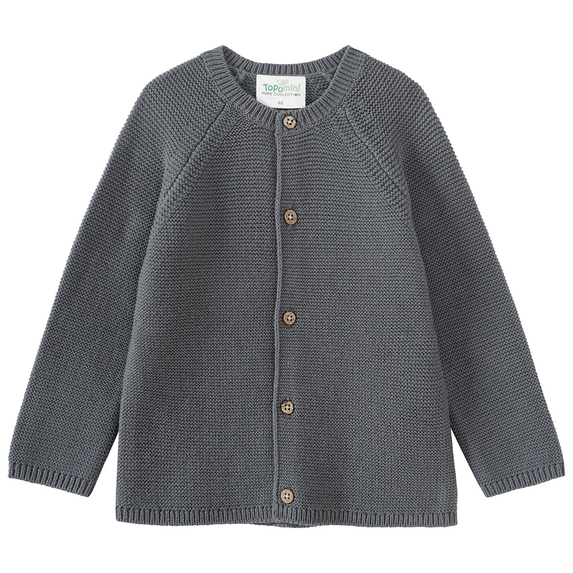 Baby Strickjacke mit Knopfleiste von Topomini